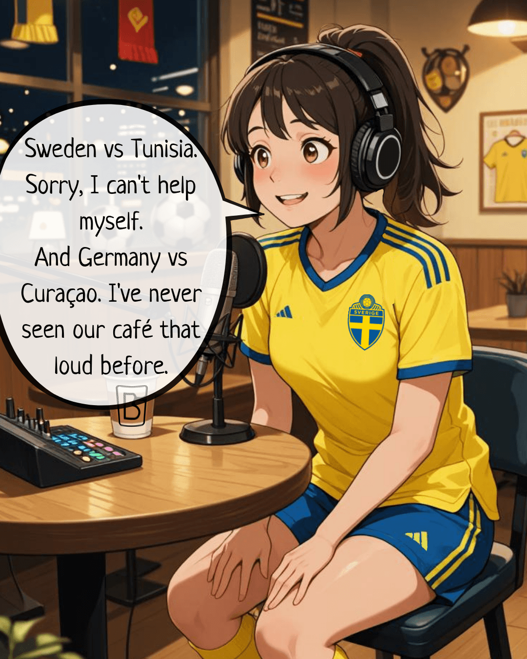 Hey! It’s Stacey and Sasha ☕🎙️ This is Radio Barista Girls — in today’s episode we’re talking about the first round of World Cup 2026, all the best moments, surprises, favorite matches… and yes, one Swedish player Stacey absolutely cannot stop talking about 😭💙💛 Don’t miss it ⚽✨