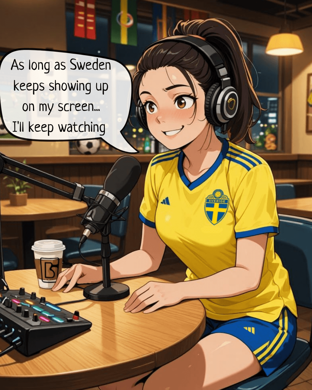 Hey! It’s Stacey and Sasha ☕🎙️ This is Radio Barista Girls — in today’s episode we’re talking about the first round of World Cup 2026, all the best moments, surprises, favorite matches… and yes, one Swedish player Stacey absolutely cannot stop talking about 😭💙💛 Don’t miss it ⚽✨